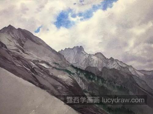 大山风景怎么画？水彩技巧有哪些？