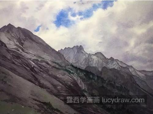 大山风景怎么画？水彩技巧有哪些？