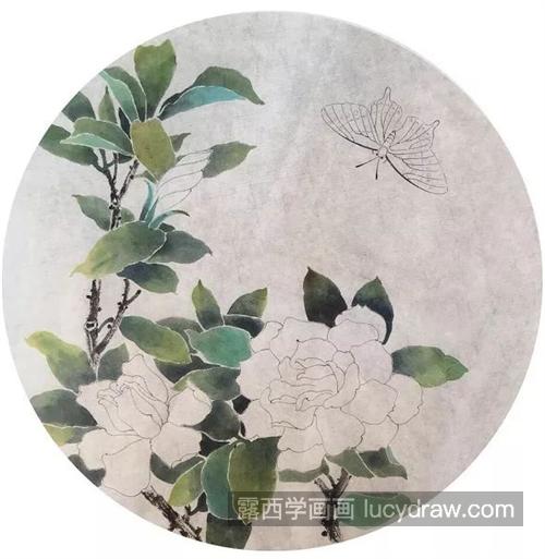 栀子花怎么画？简单的工笔画法是什么？