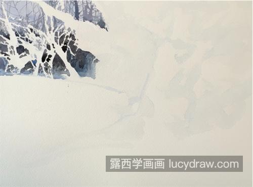 雪景怎么画？如何画的逼真透亮？