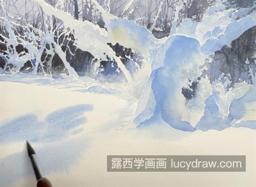 雪景怎么画？如何画的逼真透亮？