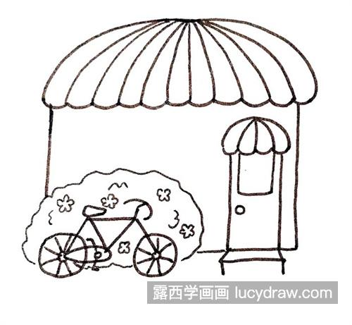 好看又精致的小屋彩铅画绘制教程 彩色温馨的小屋怎么画