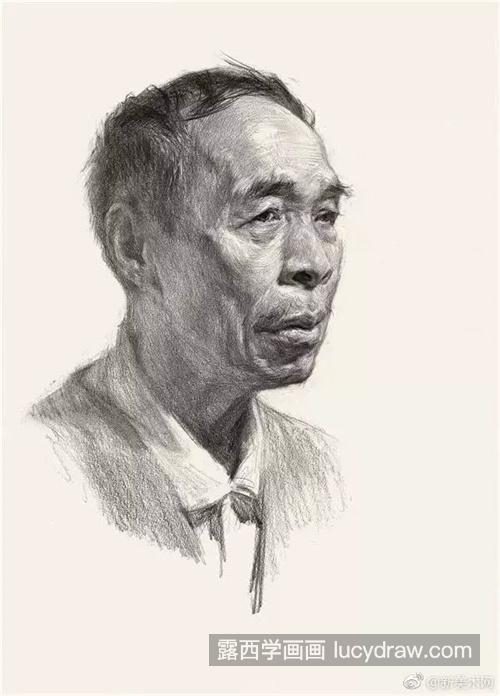 男中年素描头像步骤解析 详细男中年素描头像步骤全过程