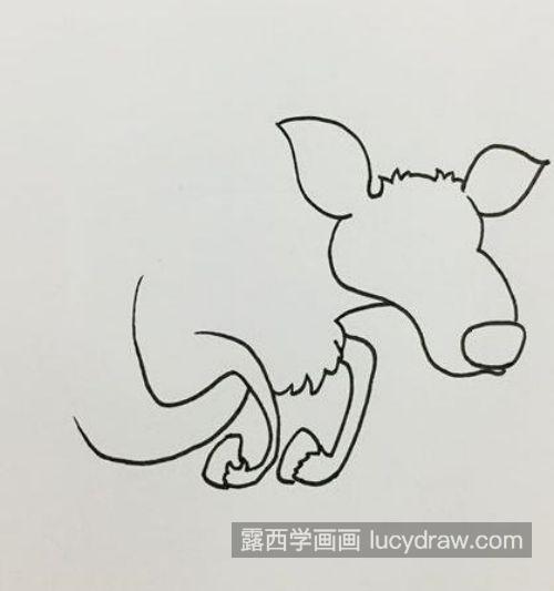 又简单又漂亮羚羊简笔画怎么画 好看简单羚羊简笔画教程