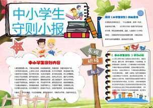 讲守则学规范手抄报小学生守则手抄报