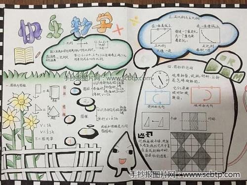 四年级期末数学手抄报四年级数学手抄报