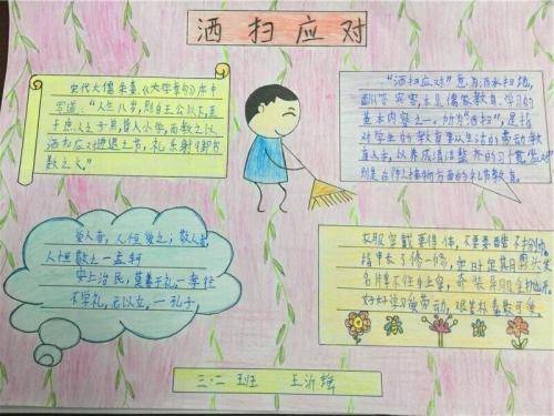 学会洗碗的手抄报 爱的手抄报