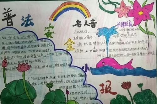 小学三年级关于法制的手抄报小学三年级手抄报