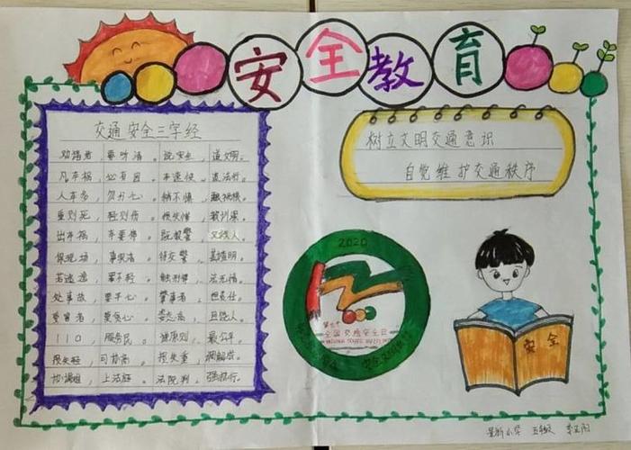 景州镇景新小学知危险 会避险学生优秀手抄报和心得体会选集