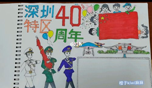 深圳特区40年手抄报