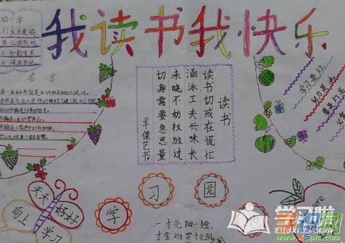 学识网 语文 手抄报 读书手抄报  小学三年级阅读手抄报图片欣赏