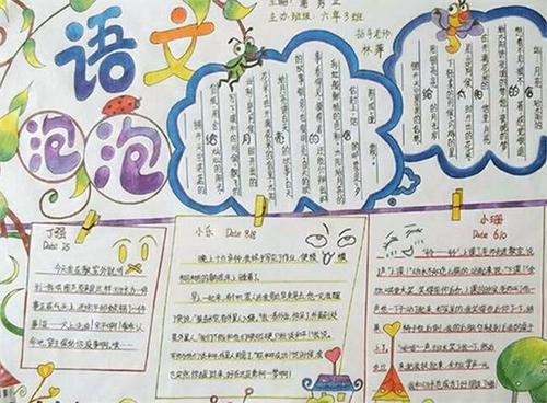 小学六年级数学手抄报资料图片 关于语文的手抄报六年级