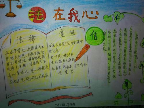 旅顺经济开发区中心小学一年级道德与法治手抄报比赛