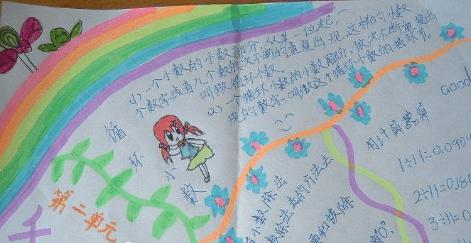 2020年小学生除法手抄报精美图片