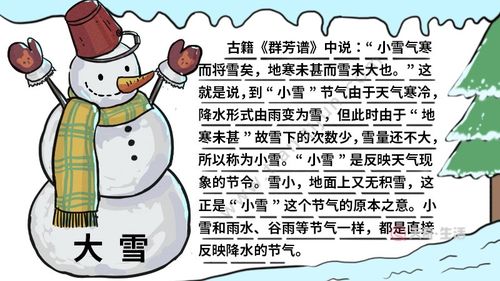 大雪节气手抄报怎么画 大雪节气手抄报的画法