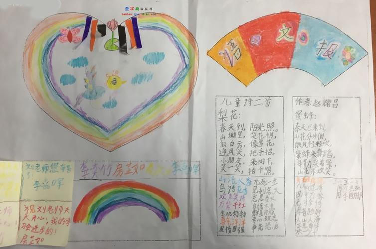 幼儿语文手抄报大全含手工制作