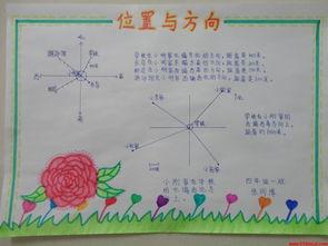 三年级数学位置与方向的手抄报三年级数学手抄报