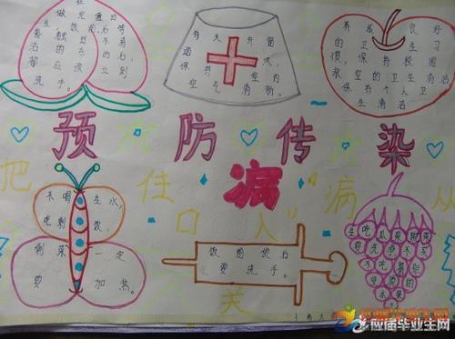 小学二年级关于传染病的手抄报小学二年级手抄报