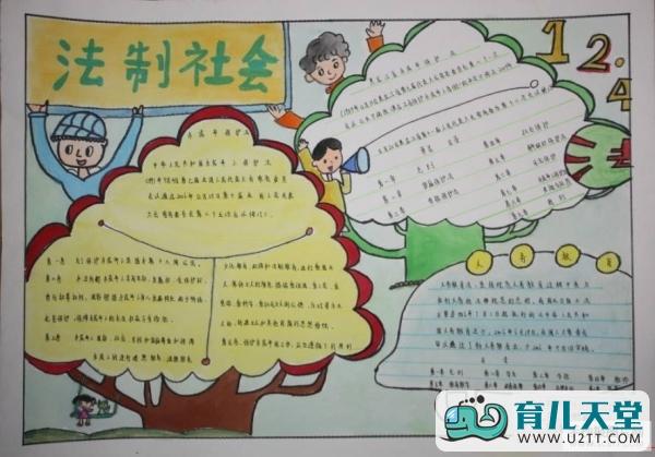 阅读         初中法制安全手抄报小学法制手抄报         三年级