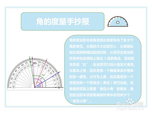 量角器怎么作手抄报怎么画手抄报