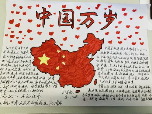 济南九中开展庆祝新中国成立70周年时政手抄报活动