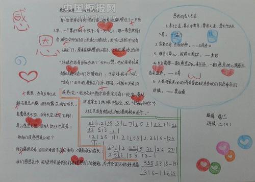 学习劳模 学会感恩手抄报