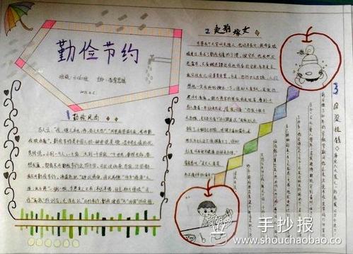 六年级节俭方面的手抄报 安全方面的手抄报-蒲城教育文学网