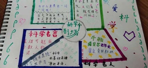 我爱科学手抄报一泗洪县实验小学四年级科学探究活动