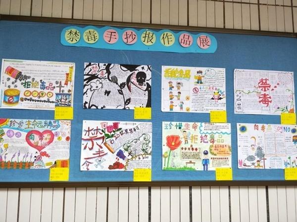 沙溪镇圣狮小学开展禁毒手抄报比赛活动