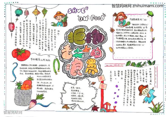 拒绝舌尖上的浪费手抄报一等奖作品