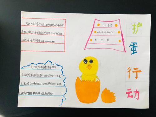 小学一年级护蛋手抄报小学一年级手抄报