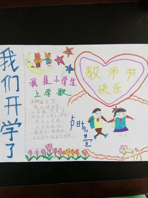 三联小学一年级一3班 手抄报