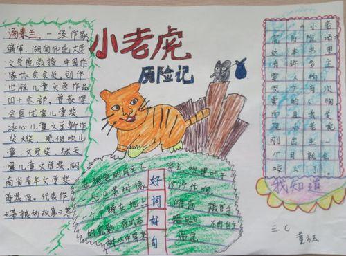 小学生生肖老虎手抄报小学生手抄报