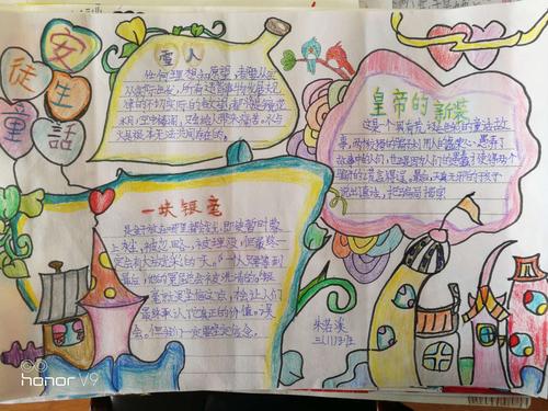 我爱童话手抄报展沛县实验小学三年级11班