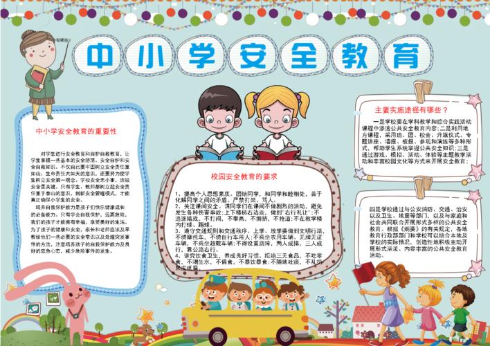 中小学安全教育小报手抄报安全教育.doc 1页