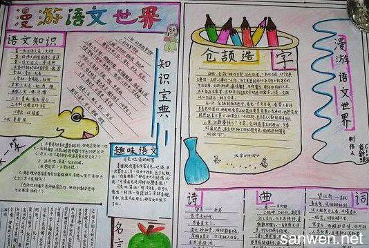 小学生二年级手抄报的文字内容