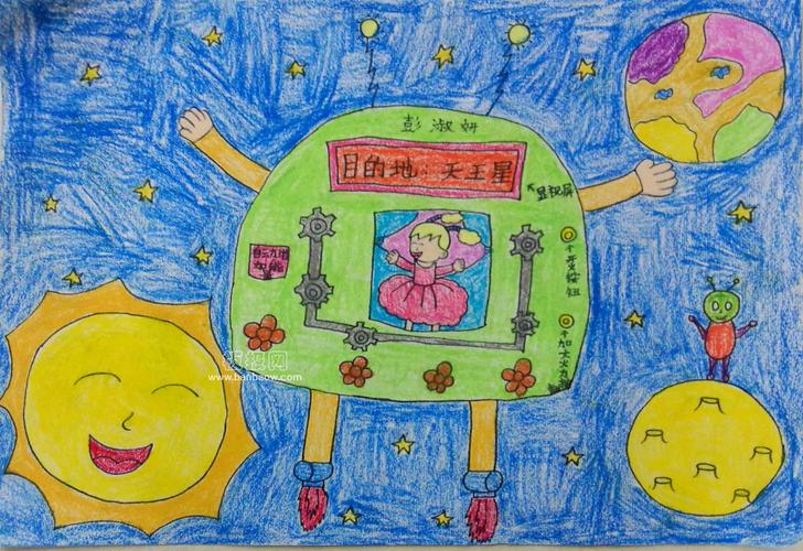 小学生科技手抄报和科幻画