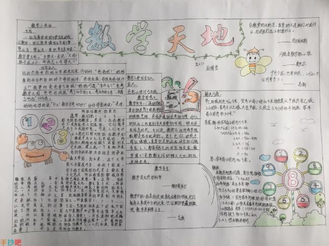 手抄吧 手抄报 学科系列手抄报 数学手抄报  正文   数学是生活的一