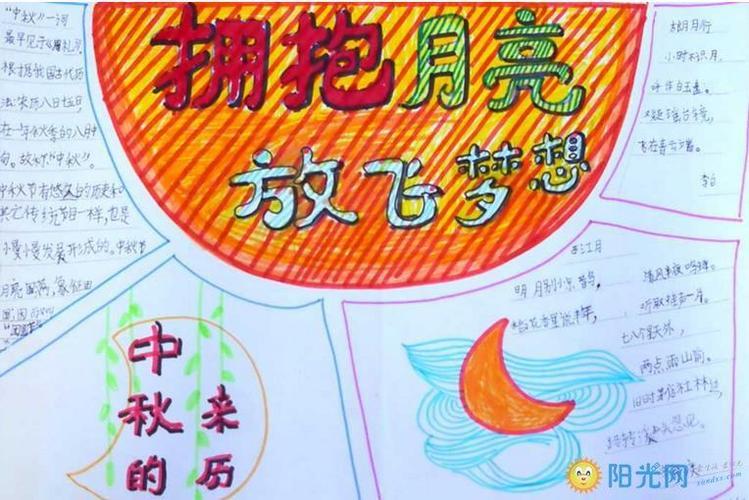 小学关于中秋节的手抄报