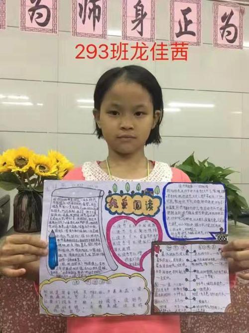 书香飘满校园阅读成就未来小学部四年级手抄报比赛