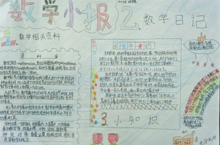 趣味数学快乐无限有趣的数学手抄报