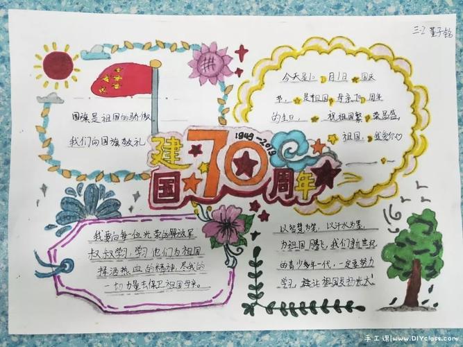 红领巾心向党手抄报作品红心向党主题手抄报图片2022年小学生红领巾心