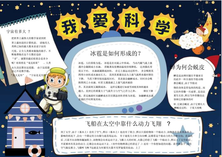 小学生我们爱科学手抄报.doc 1页