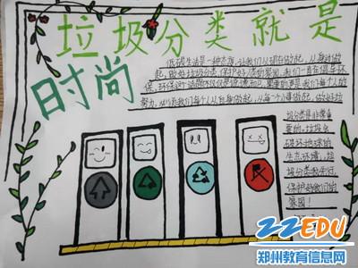 银山路小学学生垃圾分类手抄报作品2调整大小