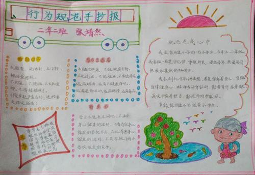 小学生行为规范手抄报小学生手抄报