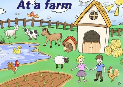 小学生on the farm英语手抄报onthefarm农场英语手抄报 英语手抄报