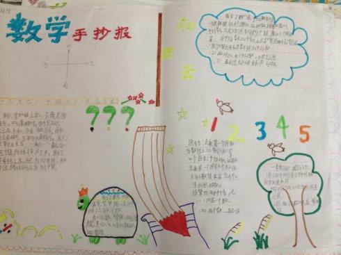 三年级123单元数学手抄报 三年级数学手抄报