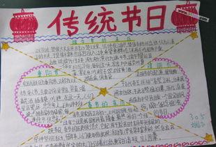 小学生关于传统节日的手抄报 传统节日手抄报