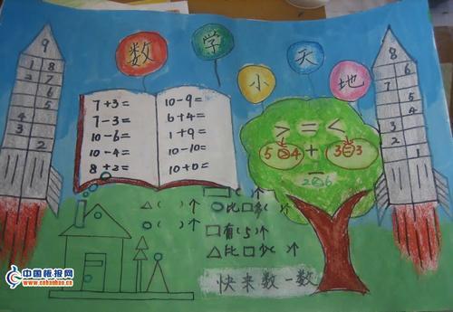 小学一年级数学第一单元手抄报小学一年级手抄报