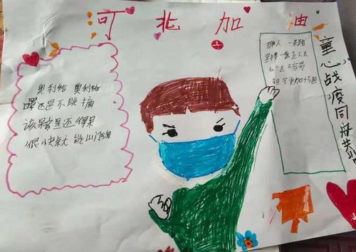 刘村小学四年级一班关于抗击疫情手抄报的美篇